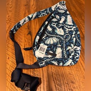 NWT Vera Bradley Shore Enough Essential Sling Backpack 💙🐠⚓️